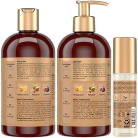 SheaMoisture shampoo creamy lather close-up demonstrating gentle cleansing benefit