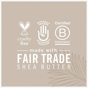 Shea Moisture 1 oz bottle next to coin for size comparison and portability