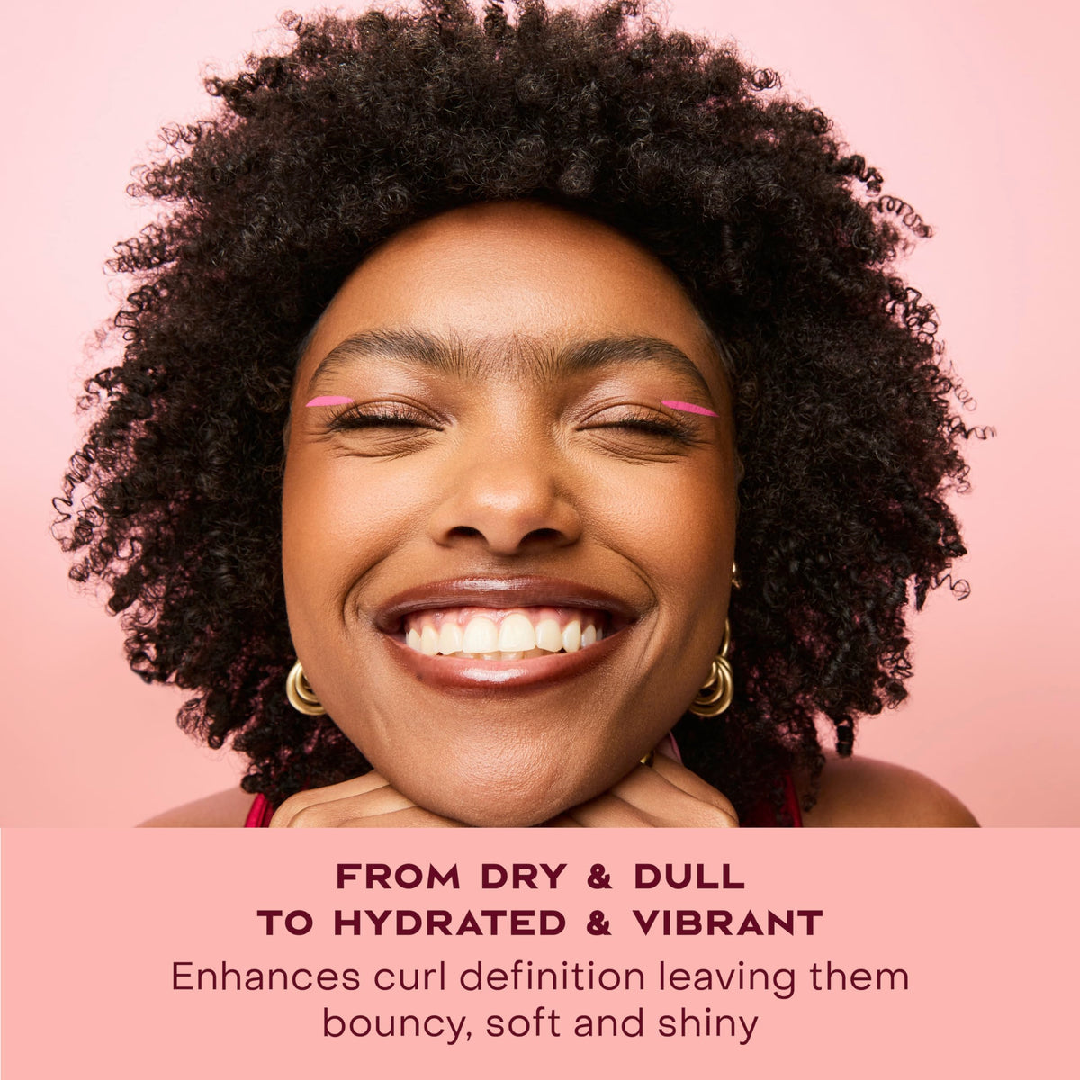 SheaMoisture styled twist-out result demonstrating defined, soft curls