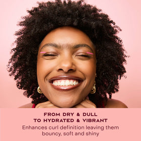 SheaMoisture styled twist-out result demonstrating defined, soft curls