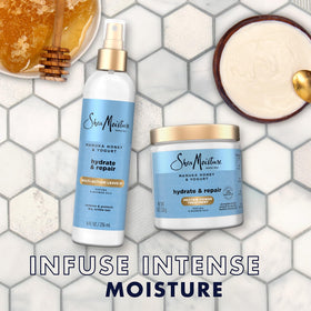 SheaMoisture protein mask texture on palm demonstrating creamy nutrient-rich feel