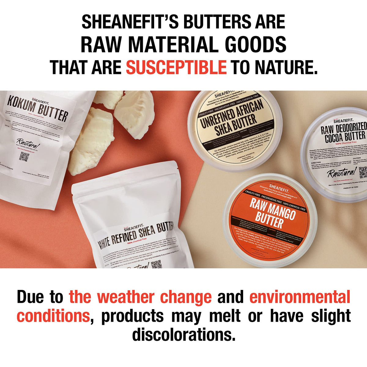 Sheanefit tub staged on bathroom counter to suggest daily moisturizing and grooming routine