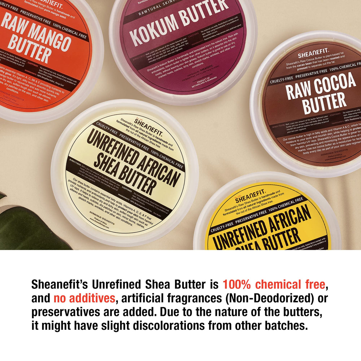 Sheanefit close-up texture of raw yellow shea butter demonstrating creamy, spreadable richness