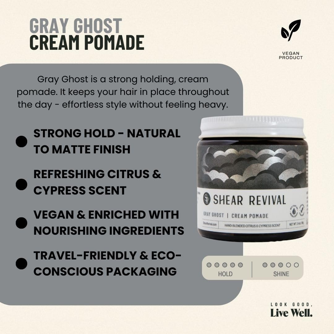 Shear Revival cream texture close-up highlighting lightweight, non-greasy formula benefit