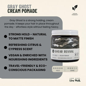Shear Revival cream texture close-up highlighting lightweight, non-greasy formula benefit