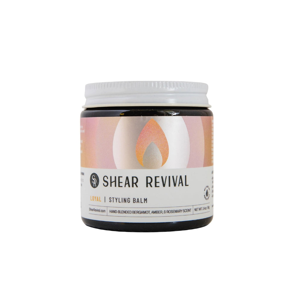 Shear Revival front jar view showing packaging and travel-friendly size