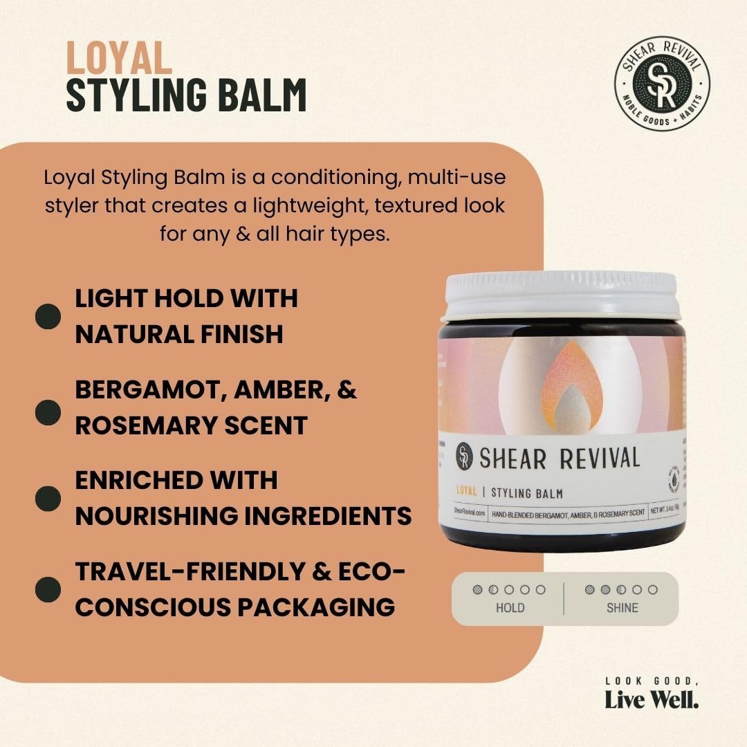 Shear Revival close-up of balm texture highlighting lightweight consistency