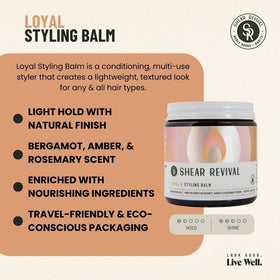 Shear Revival close-up of balm texture highlighting lightweight consistency