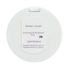 Sheer Cover highlighter shimmer detail demonstrating subtle luminosity boost