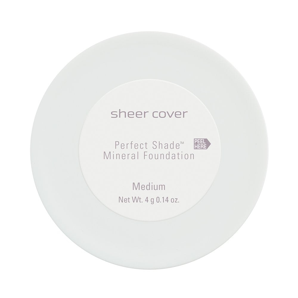 Sheer Cover medium swatch on arm demonstrating true-to-tone match