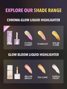 SHEGLAM Chroma-Glow Bloom label close-up highlighting cruelty-free claim