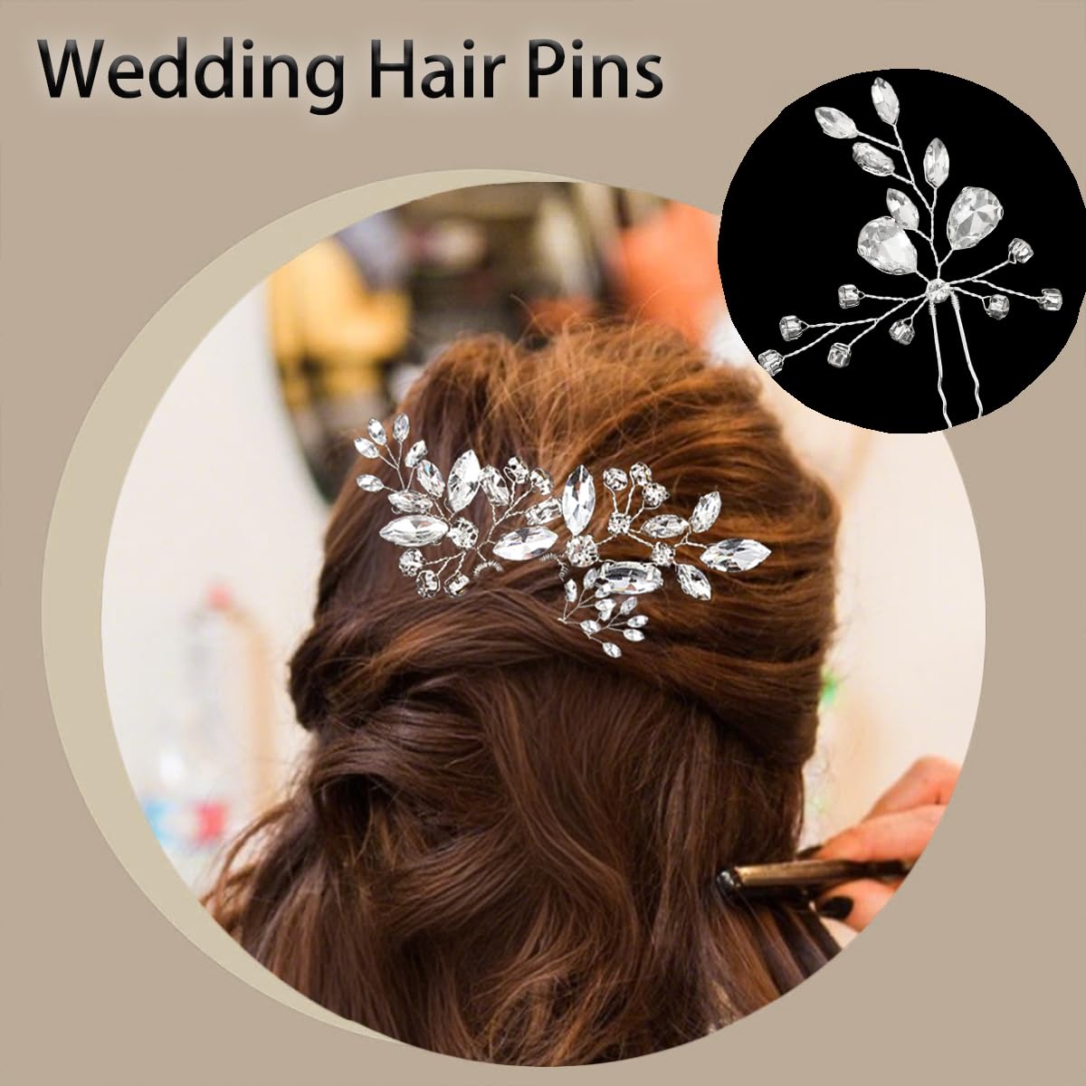 SHEHARUHI bridesmaids wearing pins for coordinated sparkle and photo-ready looks