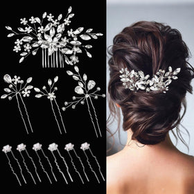 SHEHARUHI front display of comb and pins showing cohesive set and styling options