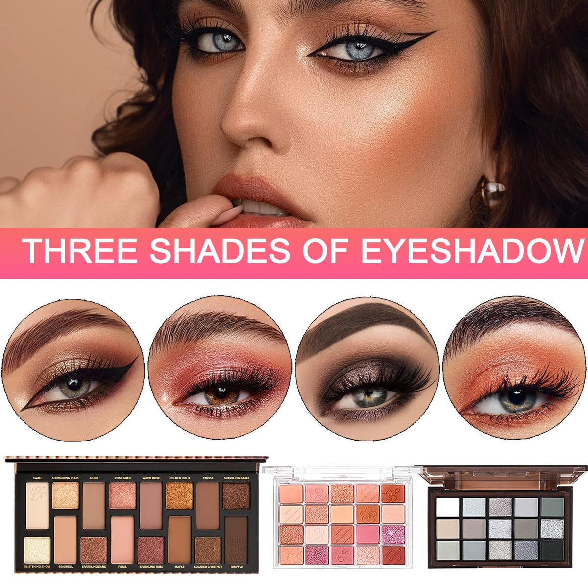 SHELAKIN full brush set arranged to show brush variety and professional application benefit
