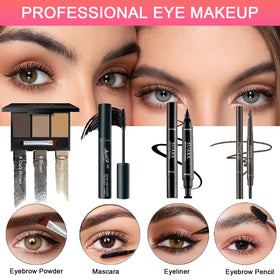 SHELAKIN model applying eyeshadow from kit, demonstrates real-use finish and color payoff
