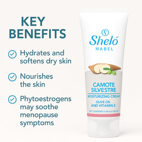 Sheló NABEL cream texture spread showing quick absorption