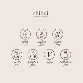 SHIBUI in-hand application demonstrating even distribution and non-greasy finish