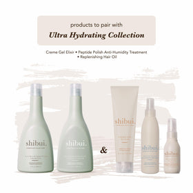 SHIBUI bottle beside common item showing 33.8 oz size and value.