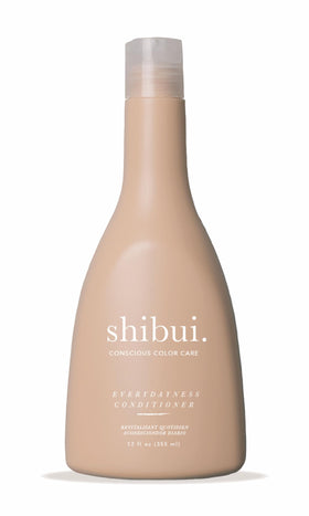 SHIBUI bottle front packaging showing label and 12 fl oz size for clear product ID and benefit