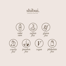 SHIBUI in-shower use with hair lathered showing easy rinsing benefit