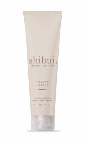 SHIBUI bottle front packaging showing brand and smooth-hair benefit