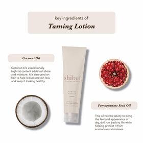 SHIBUI ingredient label closeup highlighting Core 4 color care benefit