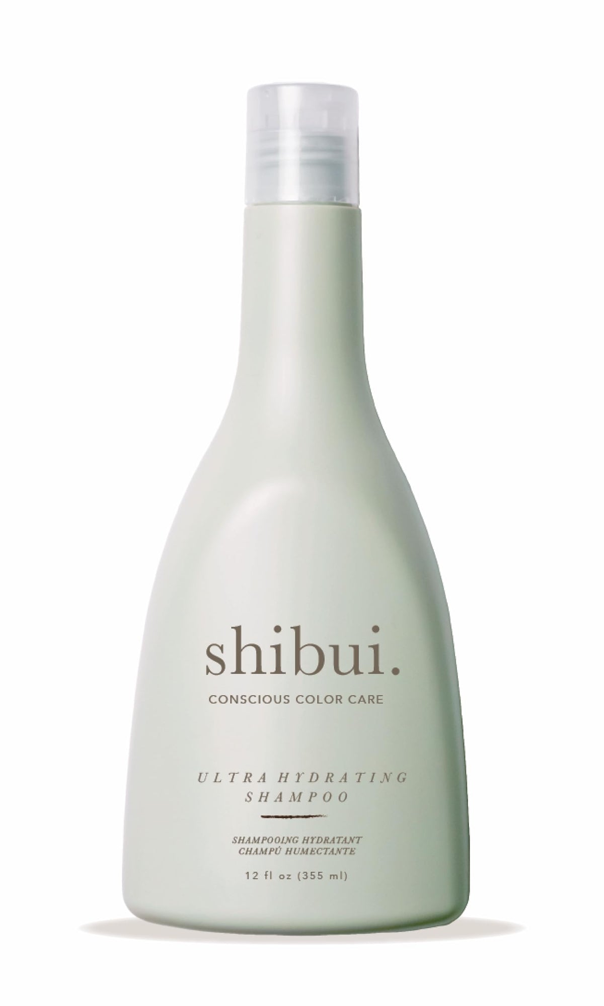 SHIBUI bottle front packaging showing product name and color protection benefit