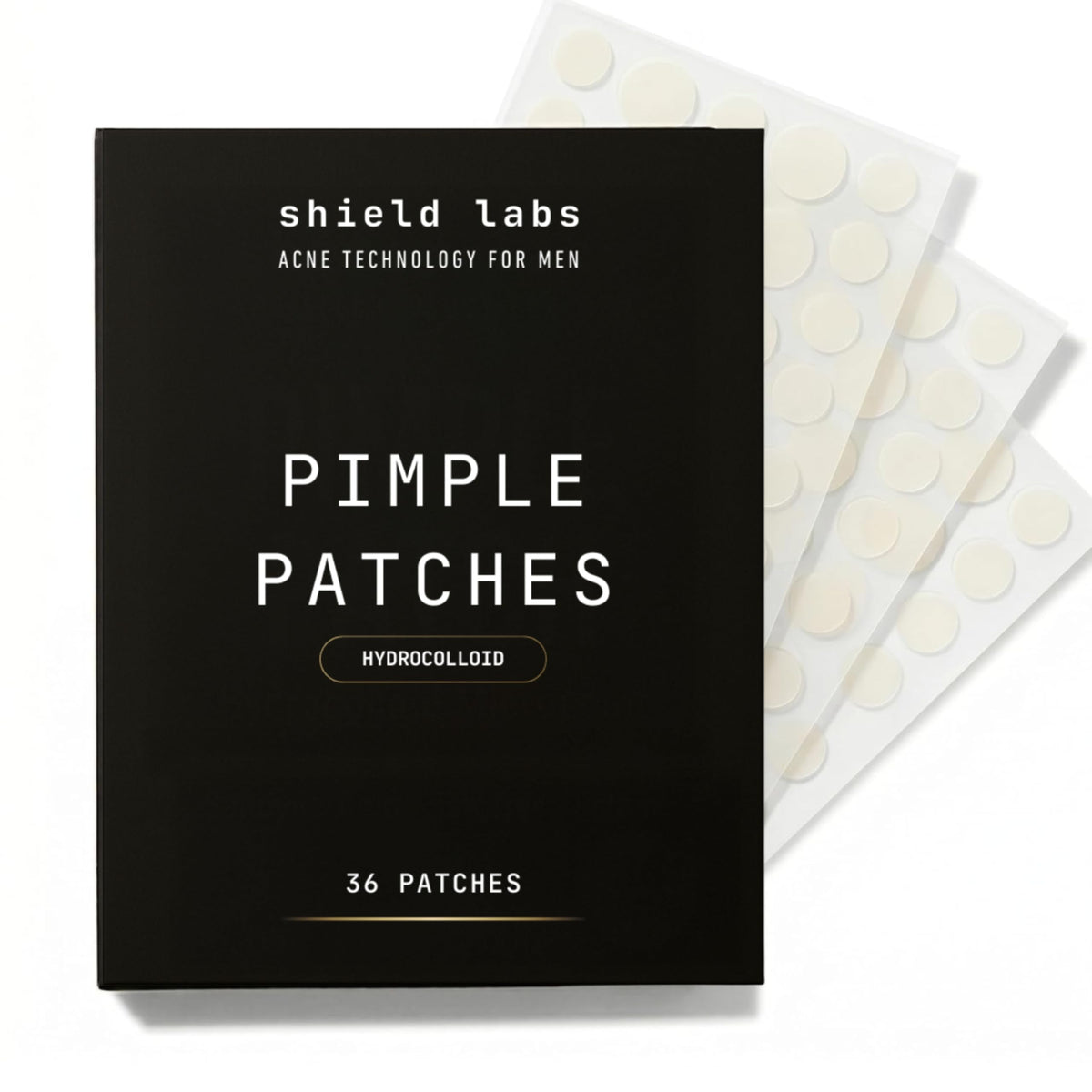 Shield front packaging showing 72 count pack and clear branding for quick identification and convenience