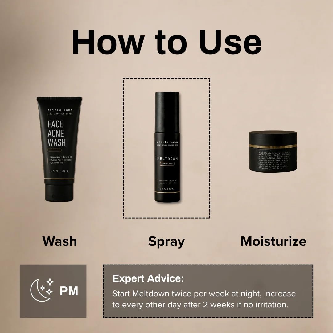 Shield spray mist close-up demonstrating fine mist for even, non-sticky coverage