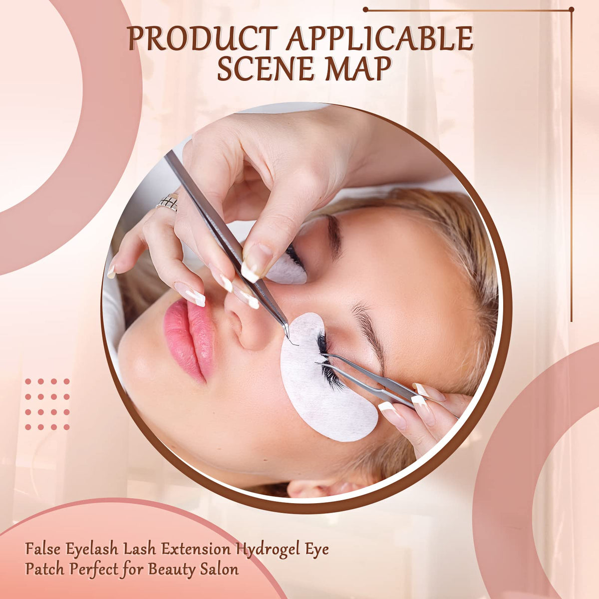 Shihanee in-use during eyelash extension for precise lower-lash separation
