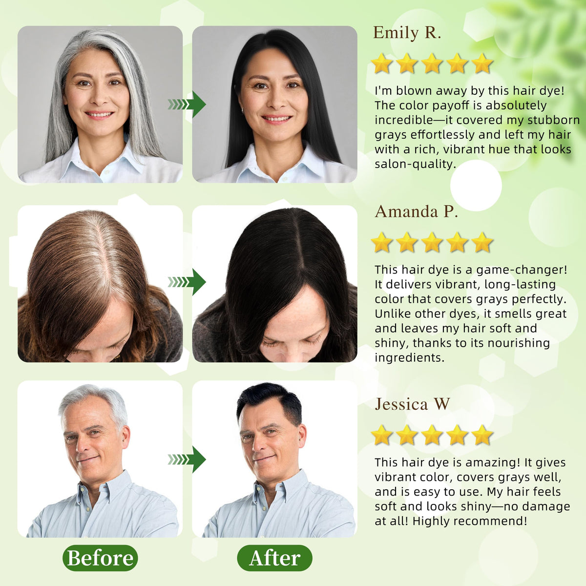 SHIHUANUO application in hands demonstrating simple one-step use benefit