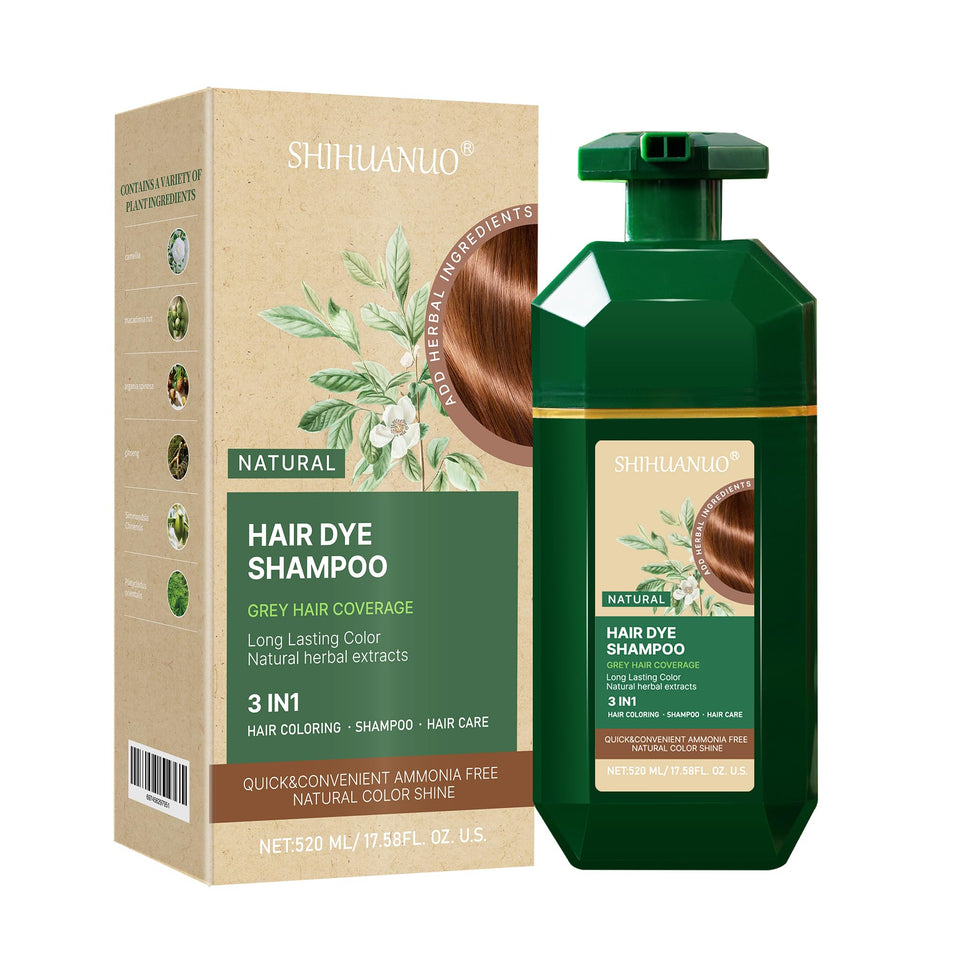 SHIHUANUO front packaging of dark brown 520ml bottle showing product benefit