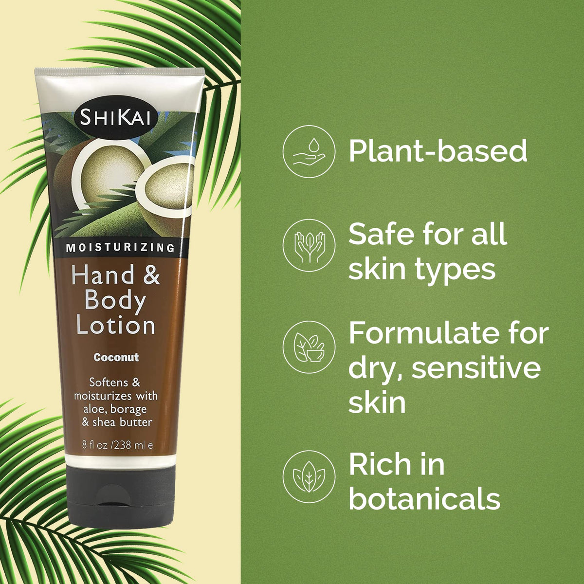 ShiKai pump dispensing lotion illustrating easy single-hand use
