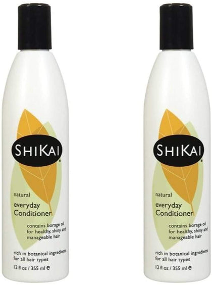 ShiKai front packaging of unscented conditioner showing bottle and pack benefit lightweight hydration