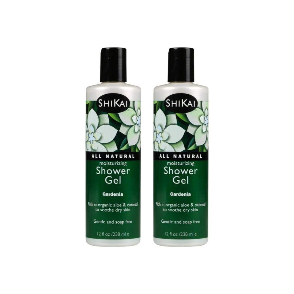 ShiKai front packaging showing 12oz twin pack and gardenia label benefit hydration