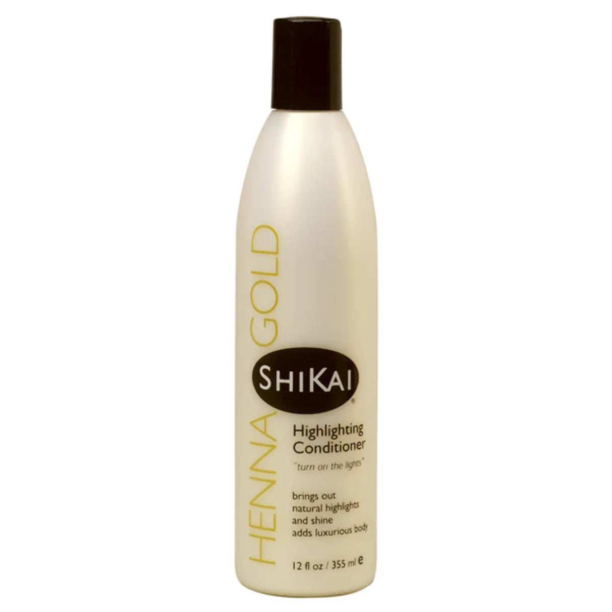 ShiKai Henna Gold front bottle showing highlights enhancement