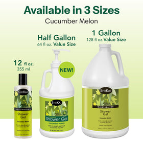 ShiKai bottle beside hand for scale, indicates convenient 12 oz size