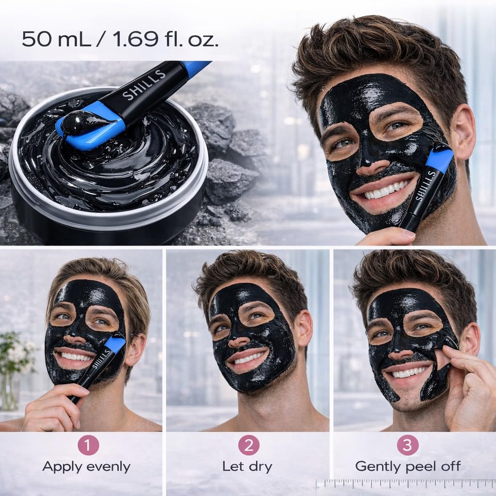 SHILLS applying mask with brush for accurate, controlled placement