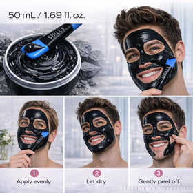 SHILLS applying mask with brush for accurate, controlled placement