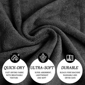 Shimeyao towel in use at salon hair washing demonstrating fast water absorption