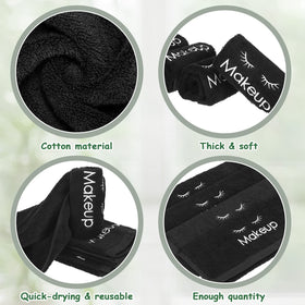 Shimeyao towel held in hand to show compact 13x13 inch size benefit