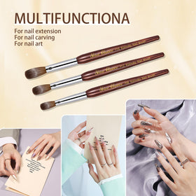 Shine Chance brass ferrule connection securing bristles and preventing shedding