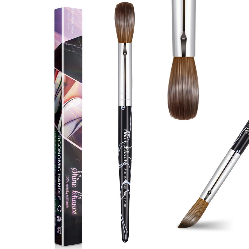 Shine Chance front packaging showing brush and box benefits