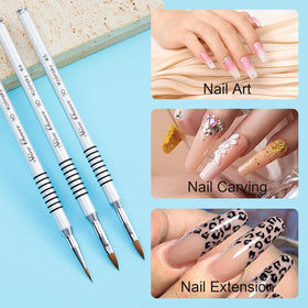 Shine Chance kolinsky bristle close-up highlighting smooth application