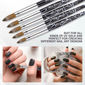 Shine Chance brush size comparison next to ruler showing Size 16 scale