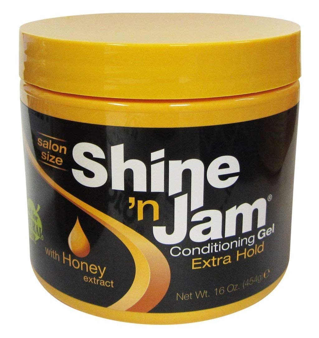 Shine 'n Jam front jar showing label and jar size for clear product identification and value
