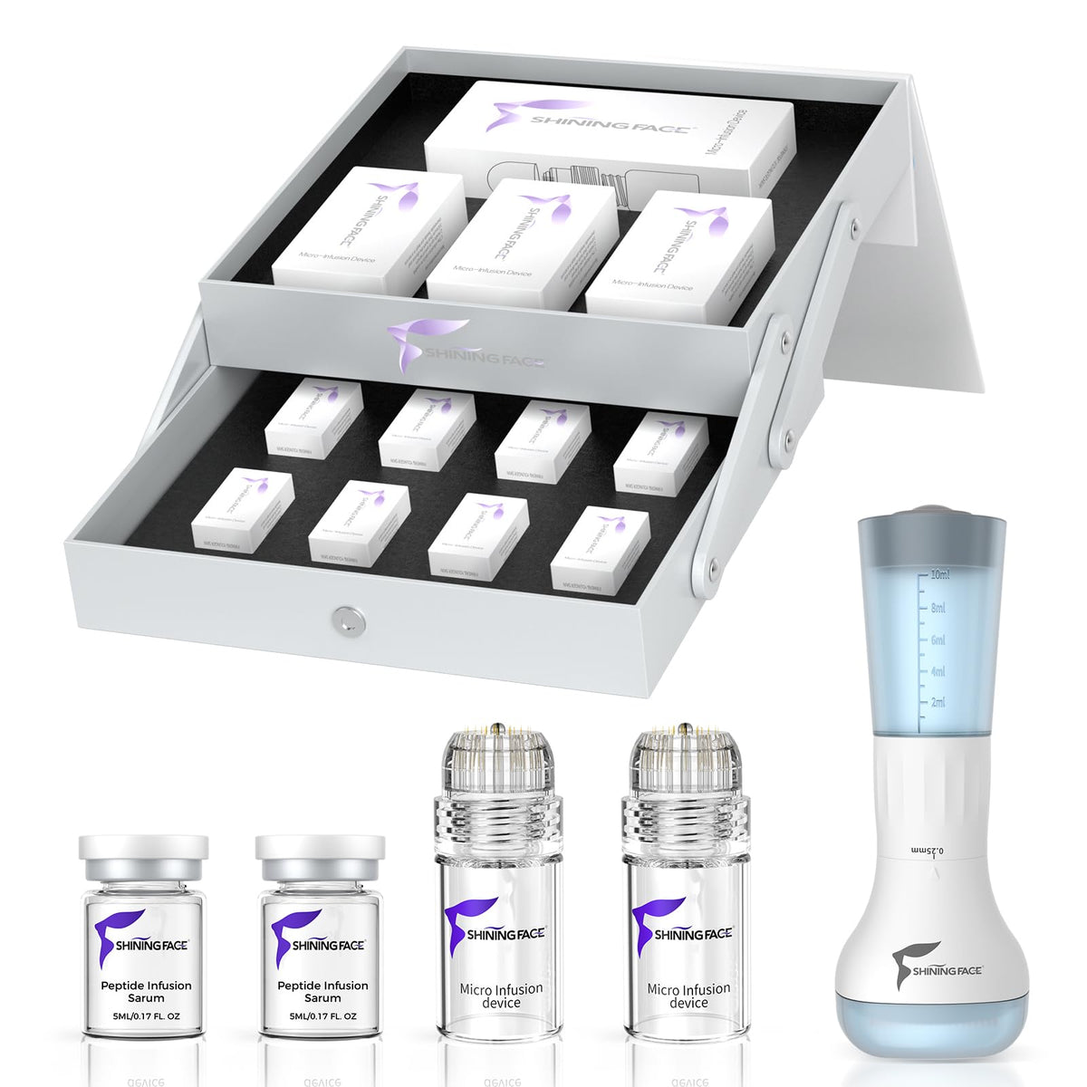 Shining Face front packaging showing full two-month kit benefits