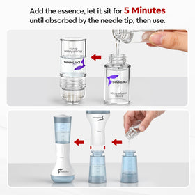 Shining Face single-use micro-infusion head detail for safe hygiene
