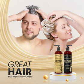 Shiny Leaf after-wash hair looking smoother and healthier