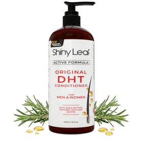 shiny leaf front packaging 16 oz bottle showing label and volume benefit
